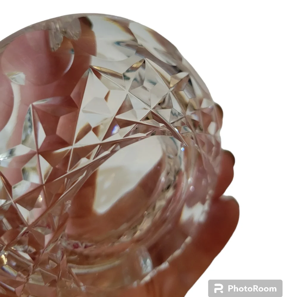 Vintage Waterford Crystal Ash Tray Clear